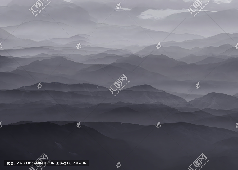 山水画风景