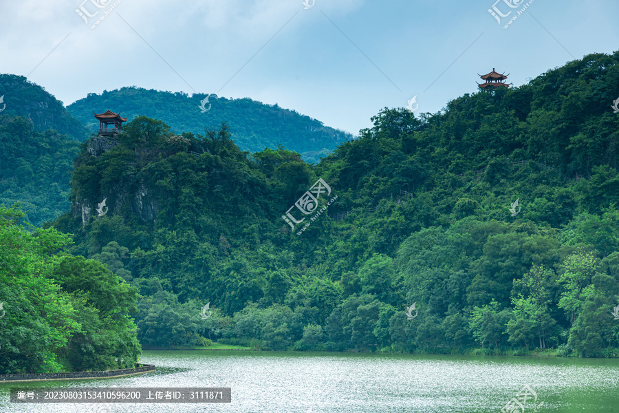 广西柳州龙潭公园山水风景