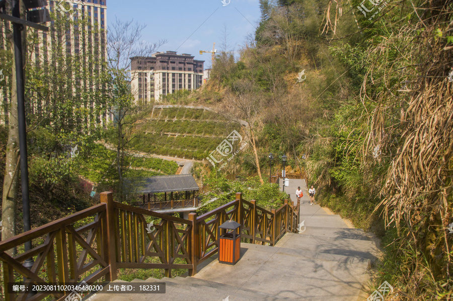 建瓯云际山栈道景观