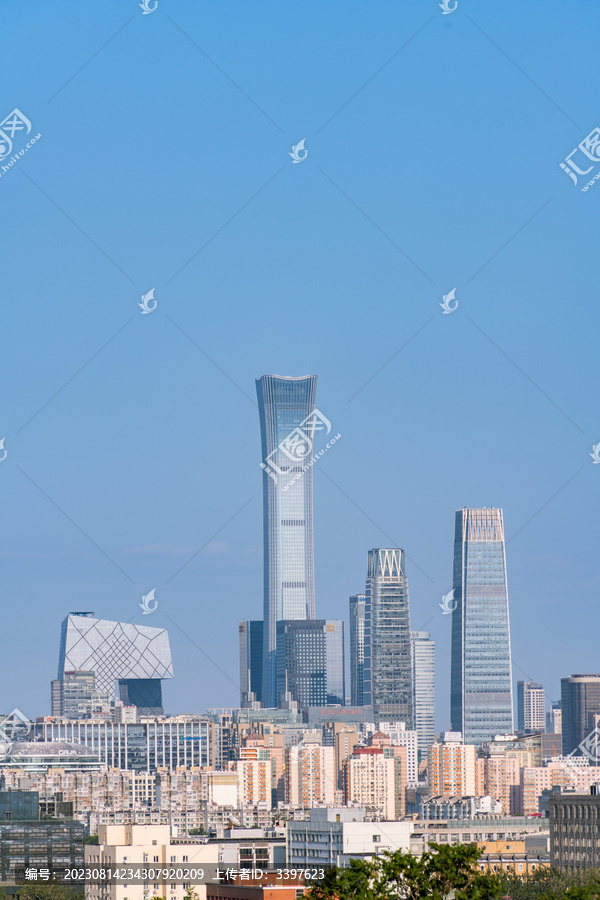 国贸建筑群中国尊中央电视台