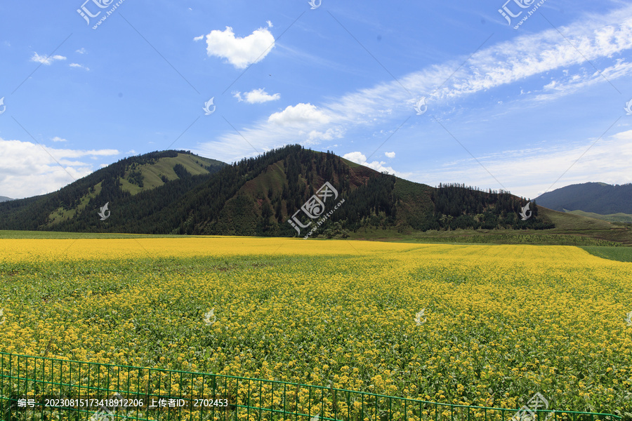 祁连山田园风光