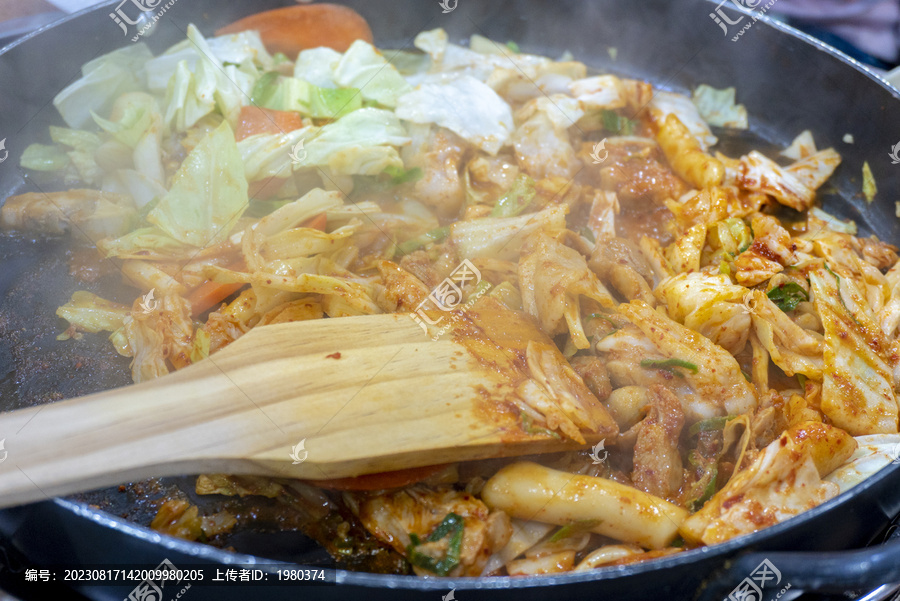 在韩国拍摄的料理美食