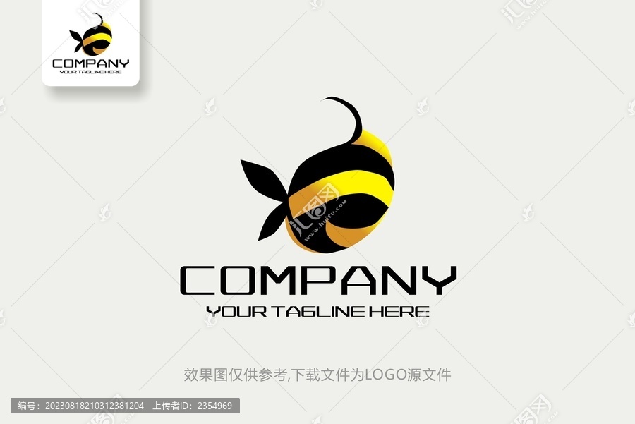 蜜蜂蜂蜜蜂王浆保健品logo