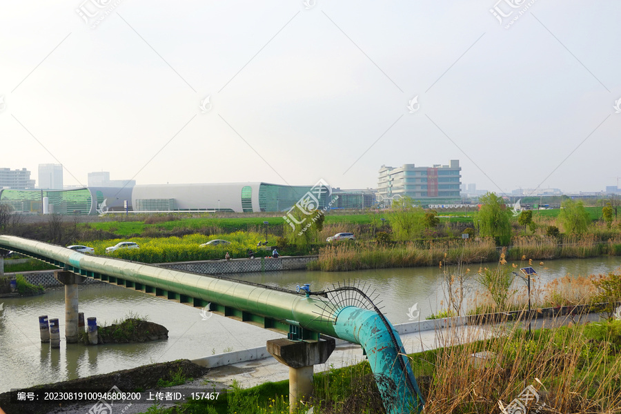 跨河管道工程桁架施工