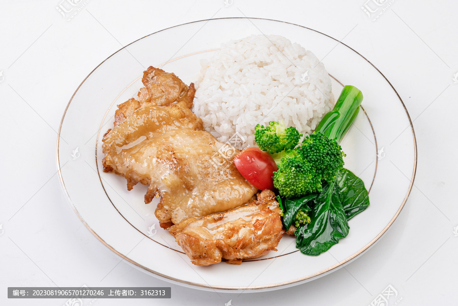 鸡扒饭