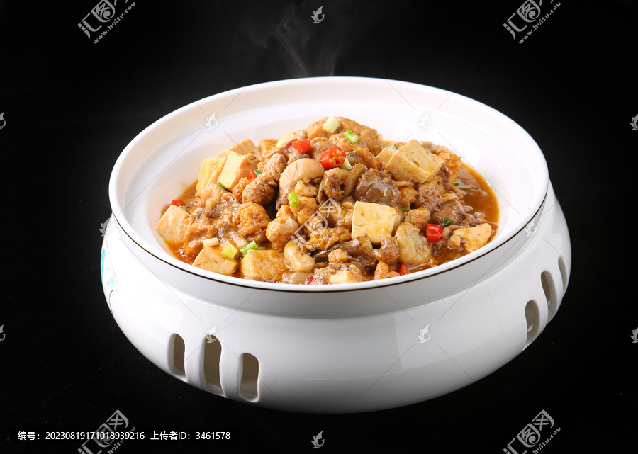 鱼杂焖豆腐