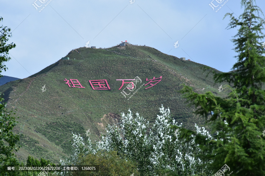 西藏拉萨布达拉宫宗教圣地