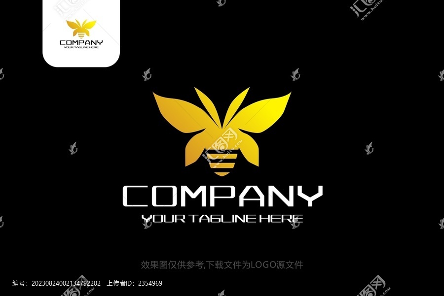 蜜蜂logo保健食品LOGO