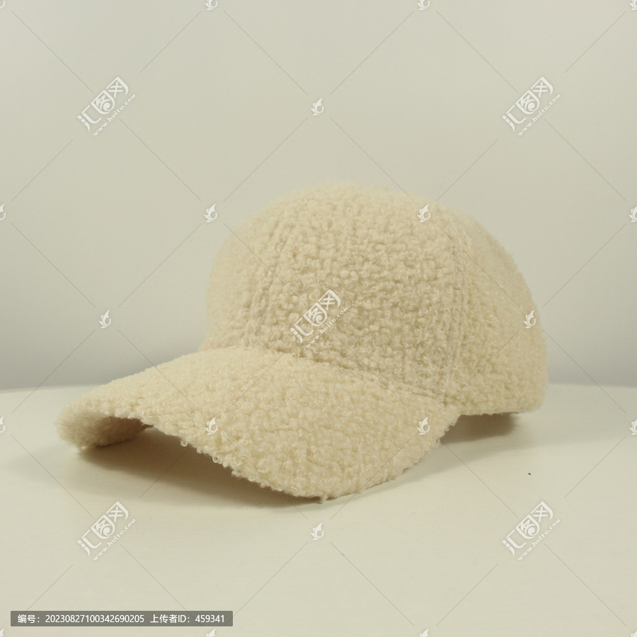 羊羔绒棒球帽