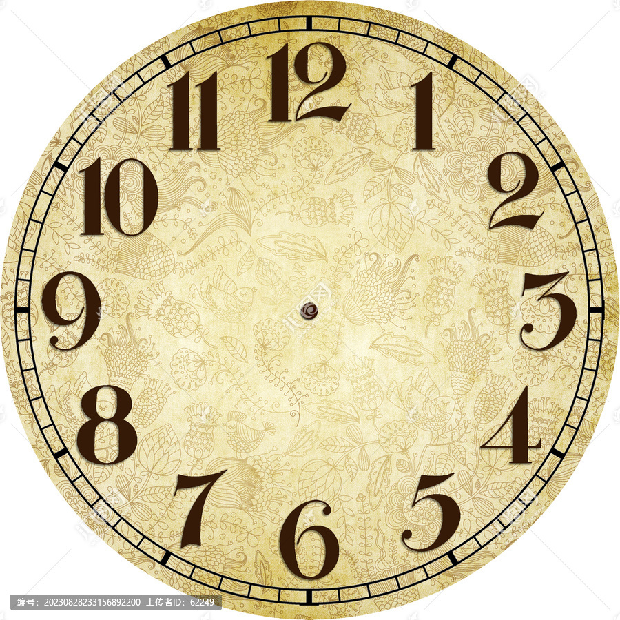 欧式大数字北欧钟表钟面挂钟
