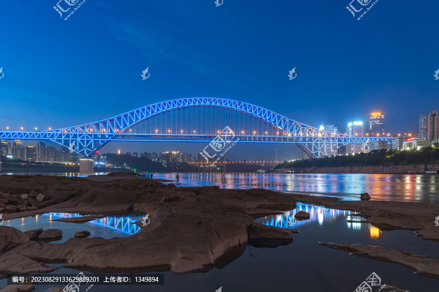 朝天门长江大桥夜景