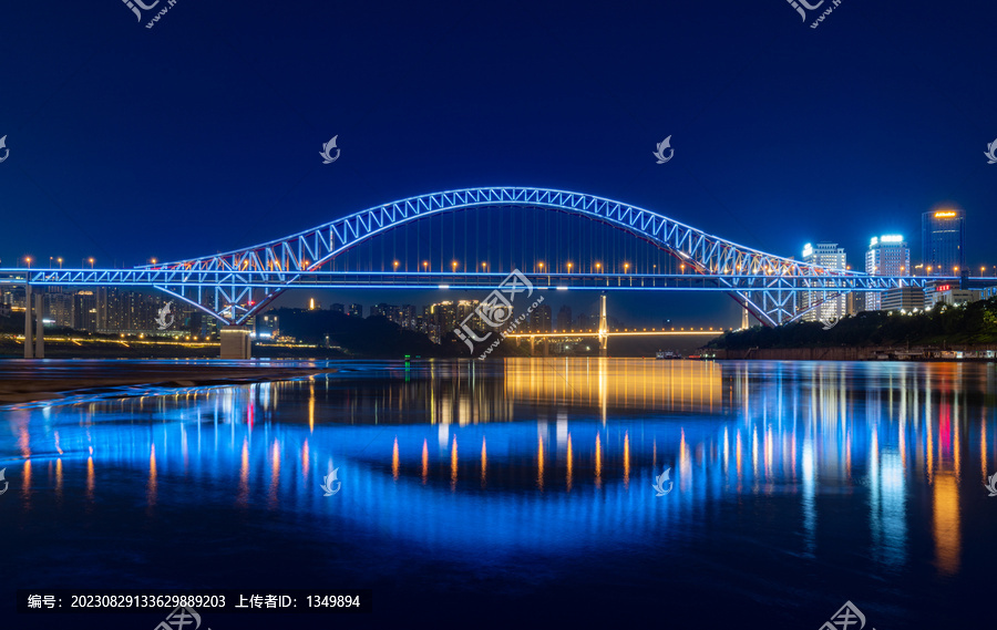 朝天门长江大桥夜景