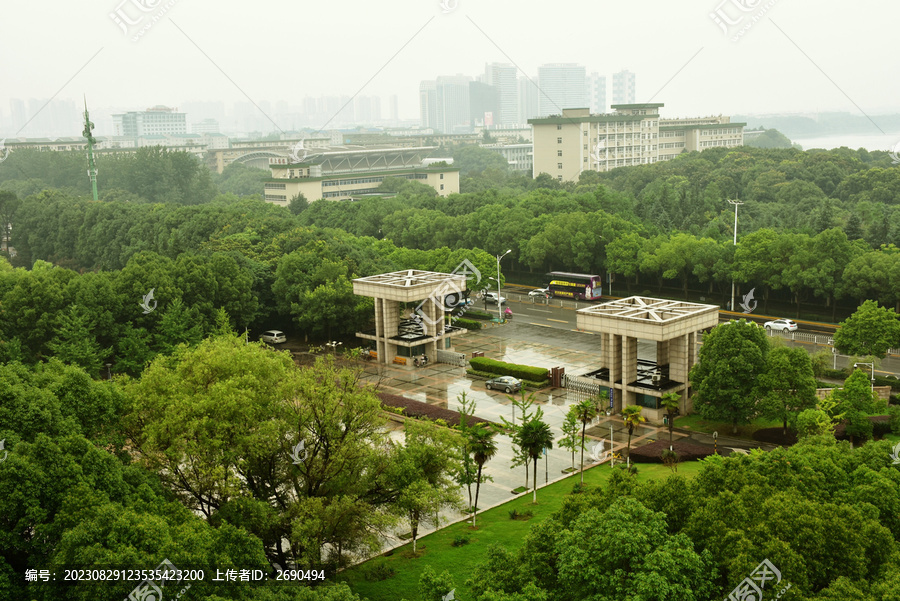 武汉纺织大学校园