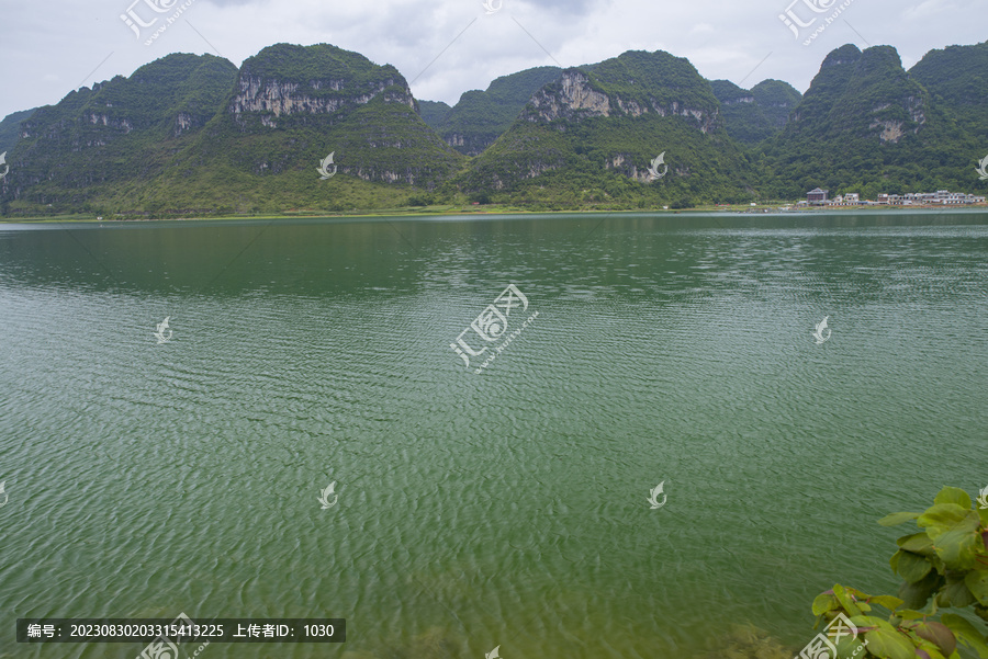 湖泊山水波纹水纹