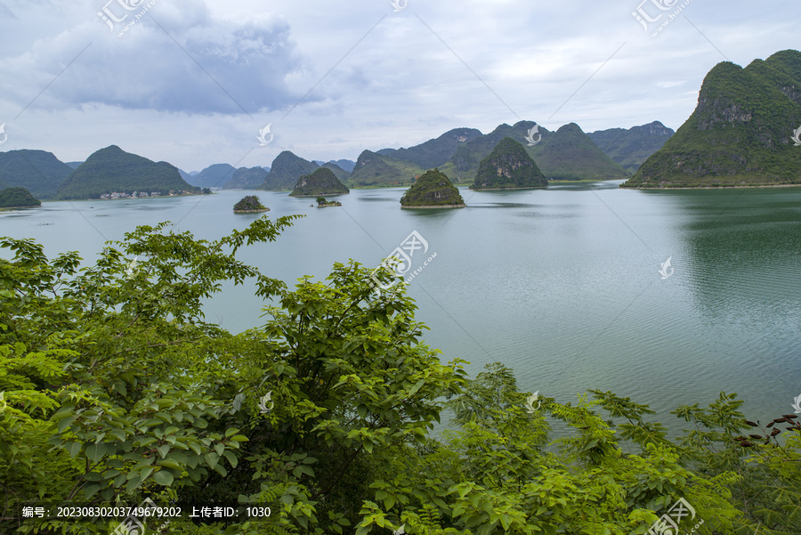 山水湖泊水域水库