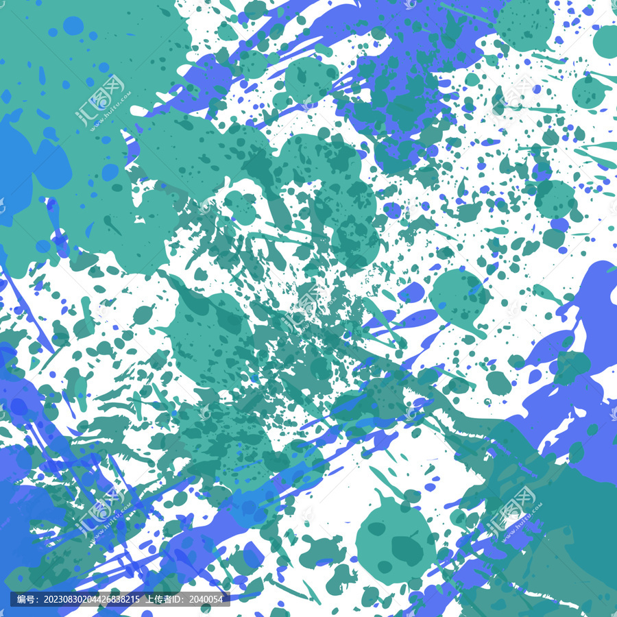 颜料交融多彩图案