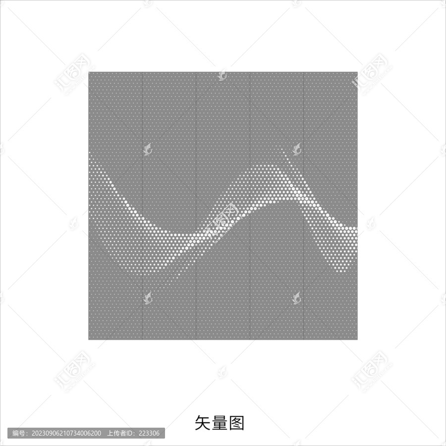 动感镂空图案