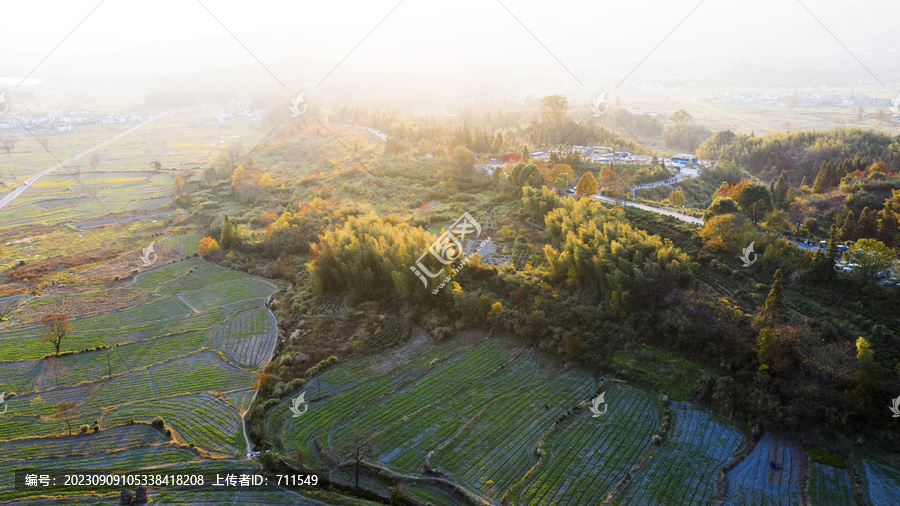 航拍塔川美景