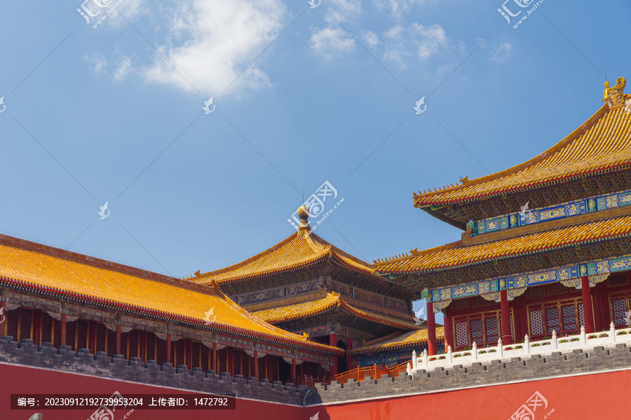 中国北京故宫博物院风光
