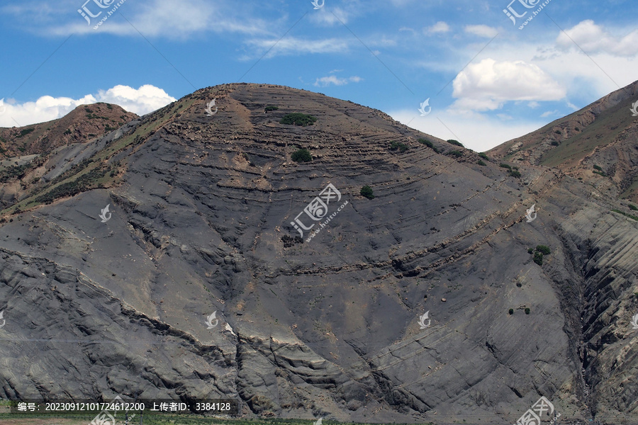 青藏高原向斜成山地质构造