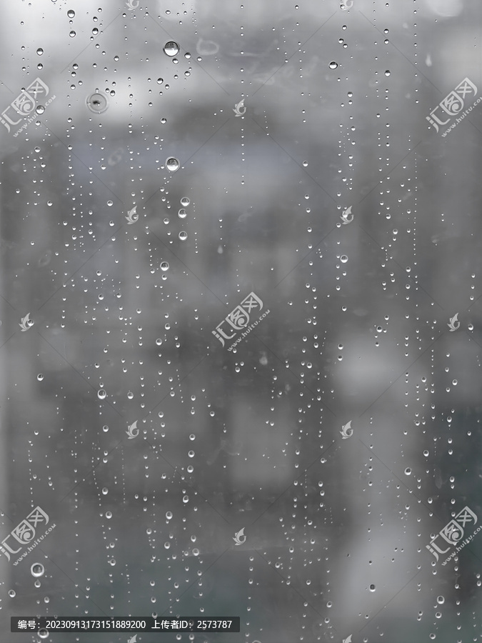 超高清雨滴玻璃背景