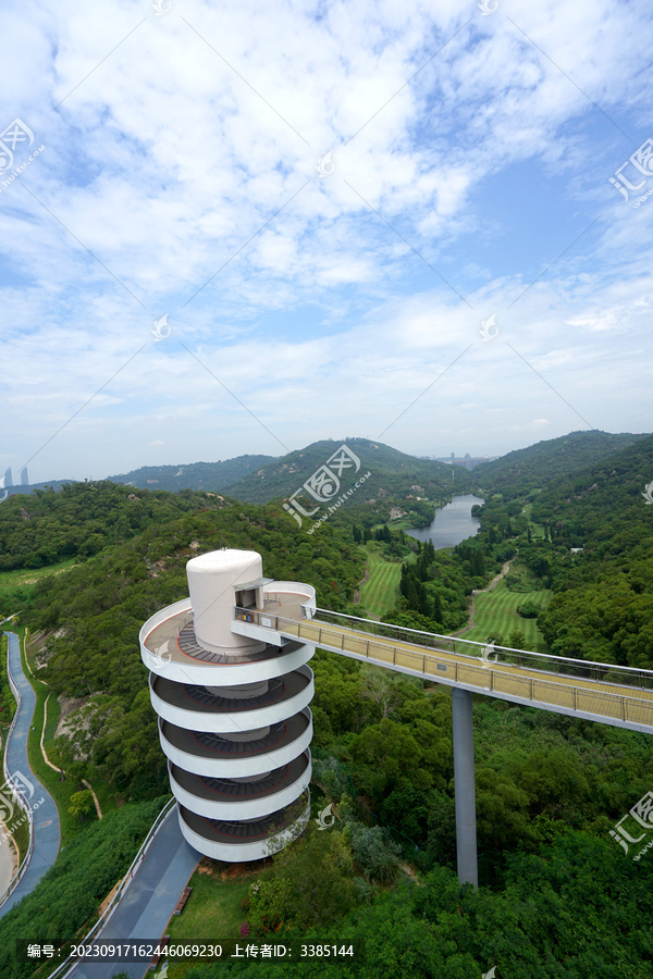 厦门山海步道螺旋塔2