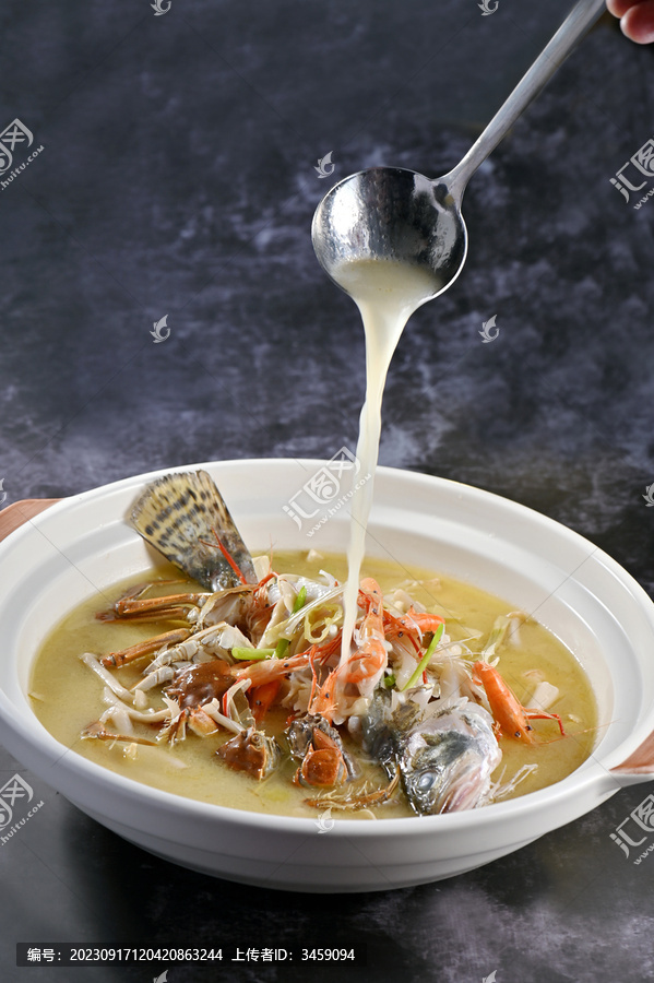 浓汤桂鱼煲