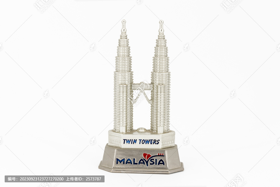 超4K马来西亚双子塔工艺品
