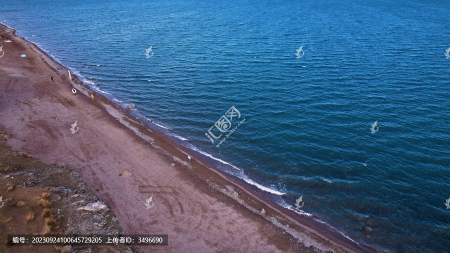 青海湖湖边