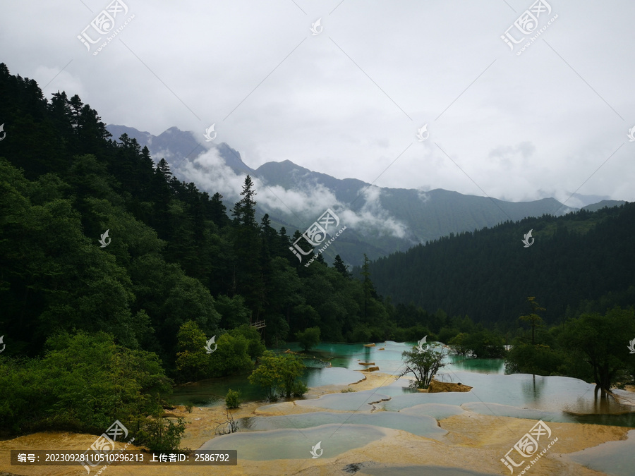 黄龙风景山水