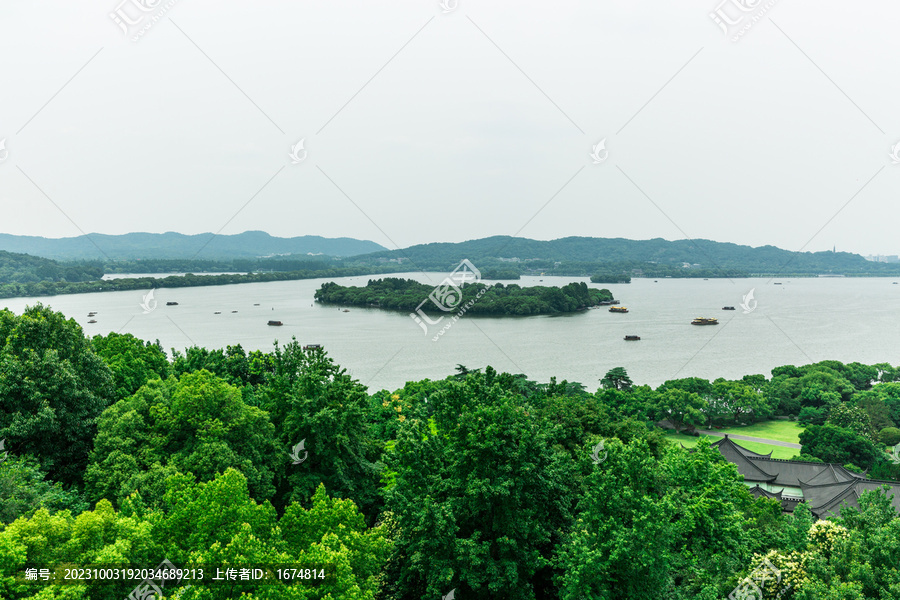 西湖全景