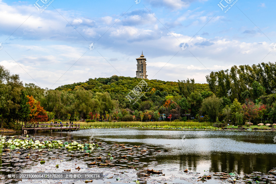 初秋的长春净月潭公园风景