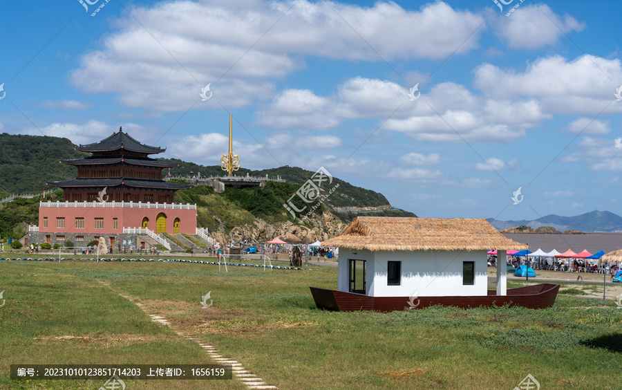 浙江舟山市岱山鹿栏晴沙