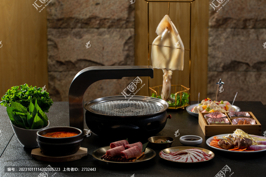 韩式烤肉场景图