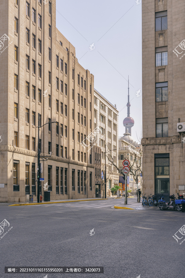 上海市福州路街景