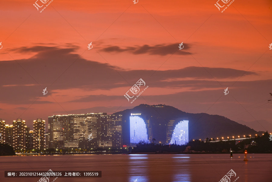 厦门海湾夜景