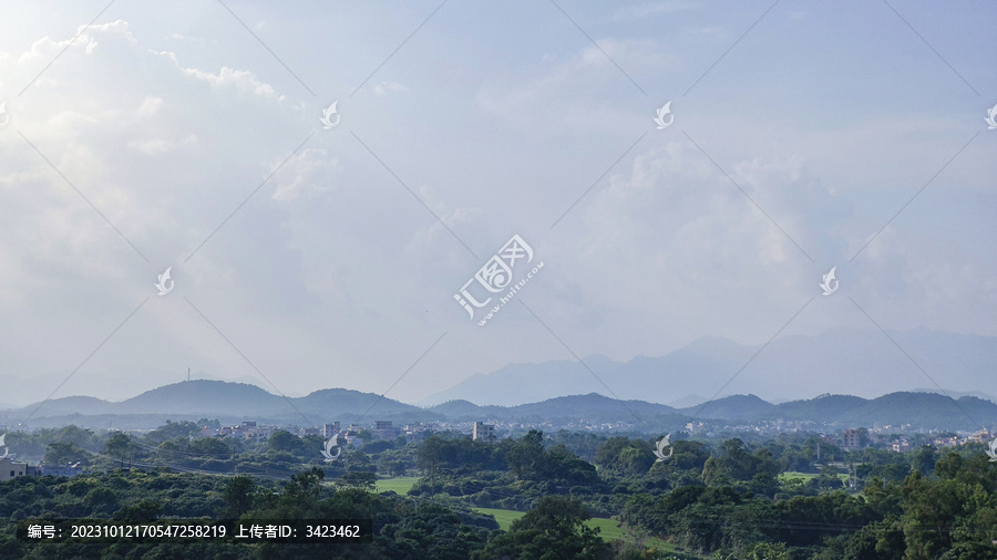 广东茂名电白区乡镇一隅