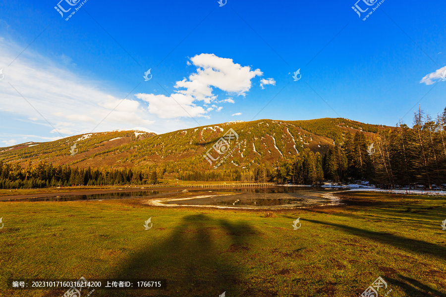 纳斯湖三湾景区风光