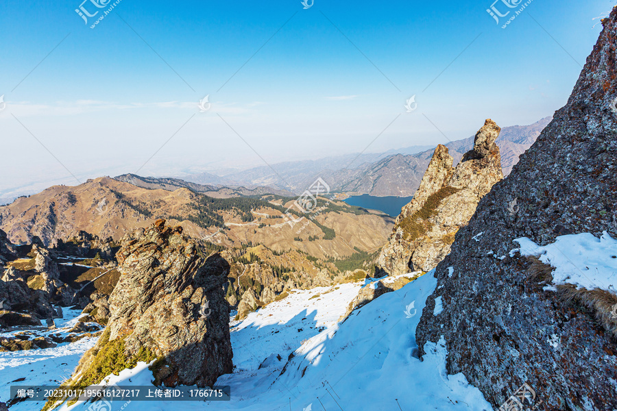 天山天池国家地质公园风光