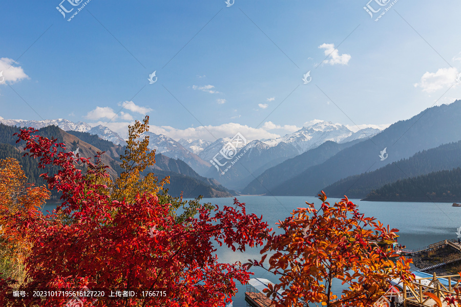 天山天池国家地质公园风光