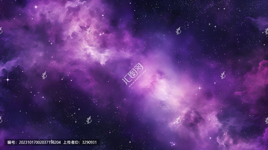 紫色星空宇宙背景