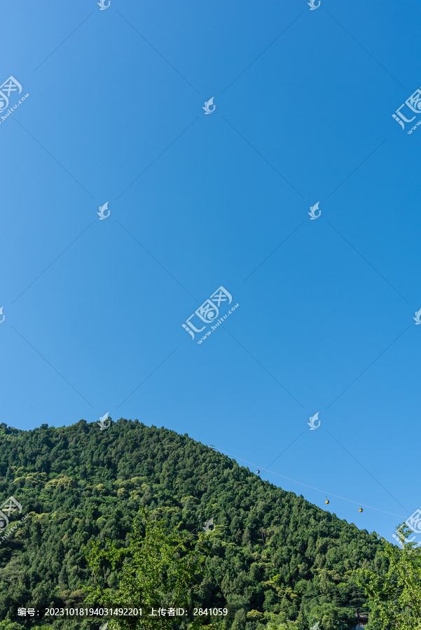 中国陕西西安华清宫骊山风景