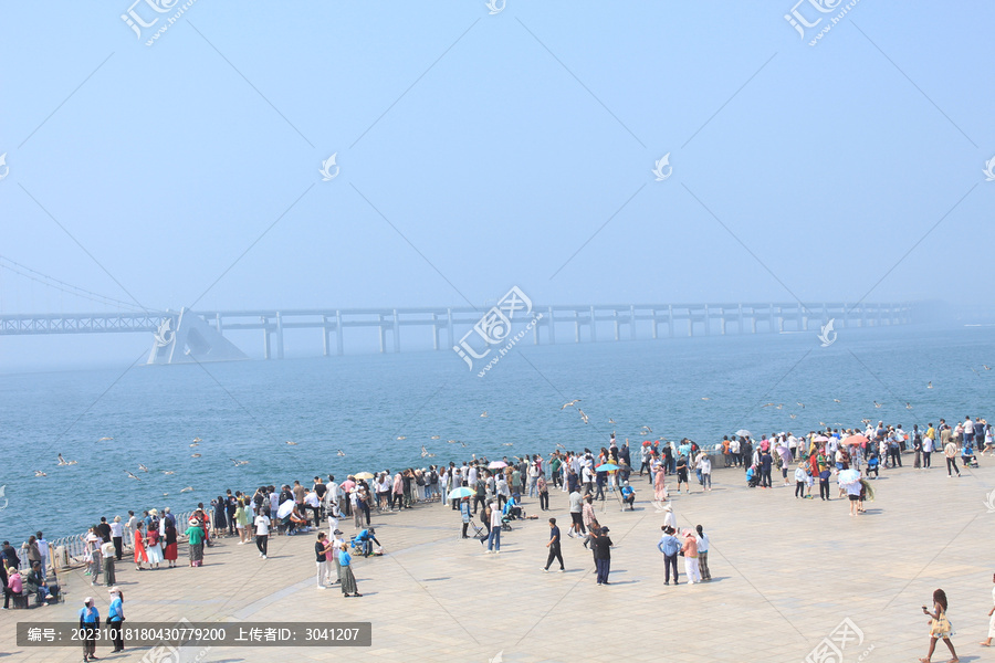 大连星海广场全景