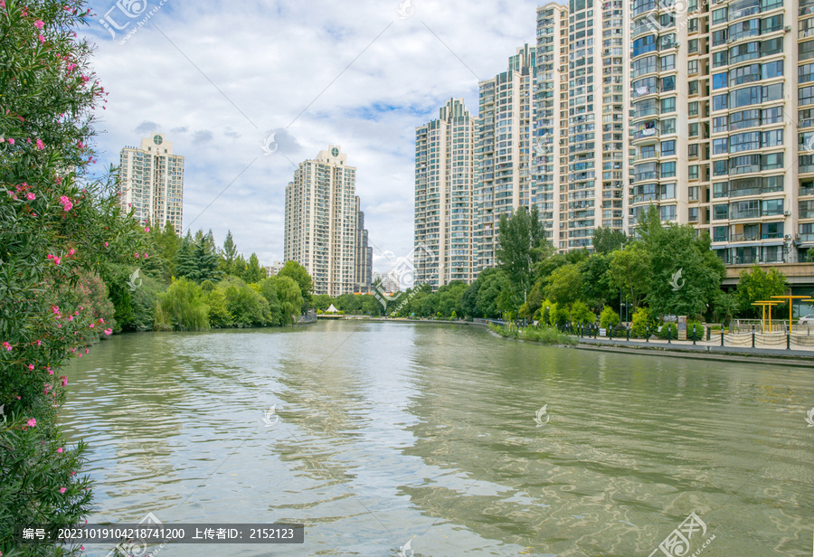 上海苏州河沿岸城市建筑