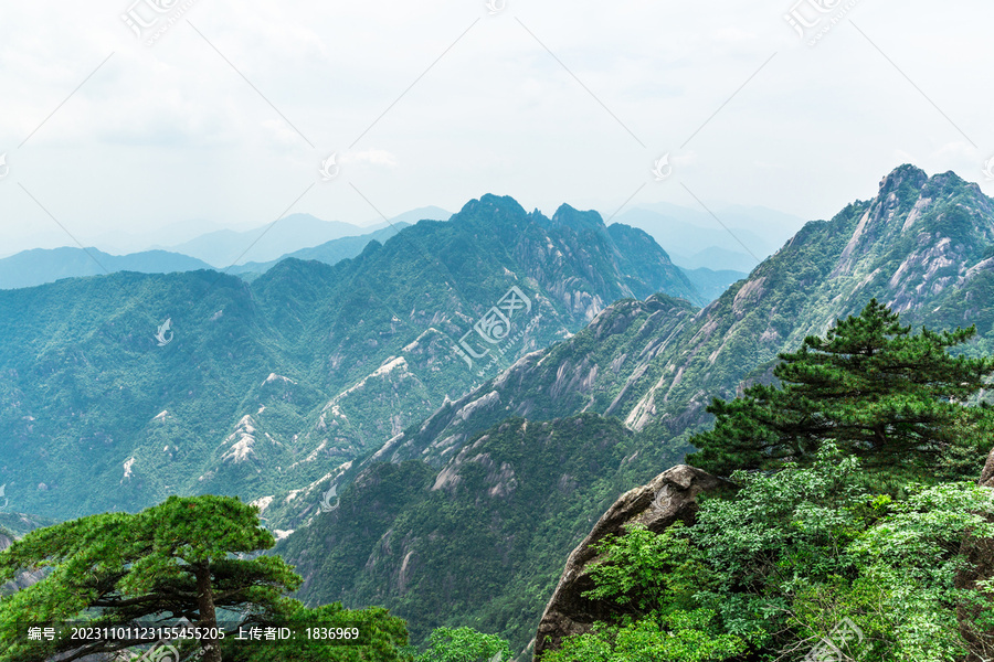 水墨黄山全景大图