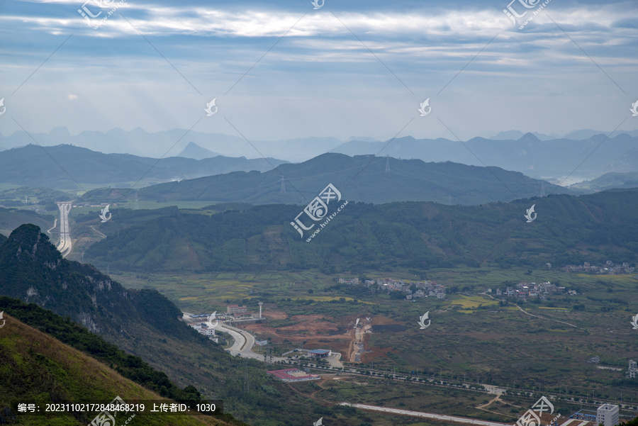 乡村田园田野风景