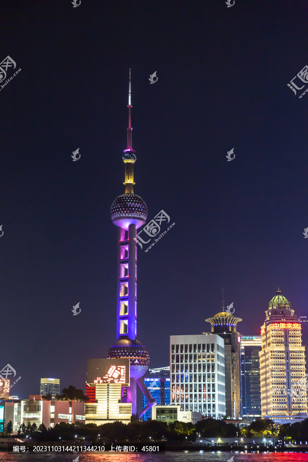 上海东方明珠夜景