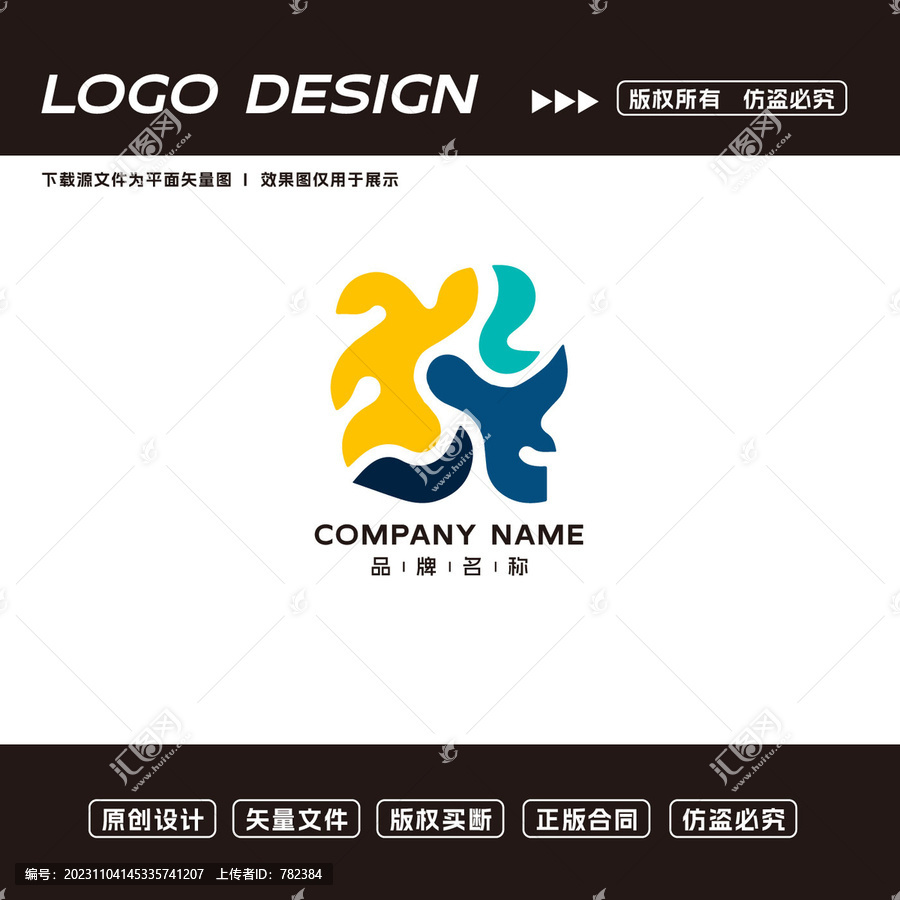 舞蹈教育logo标志