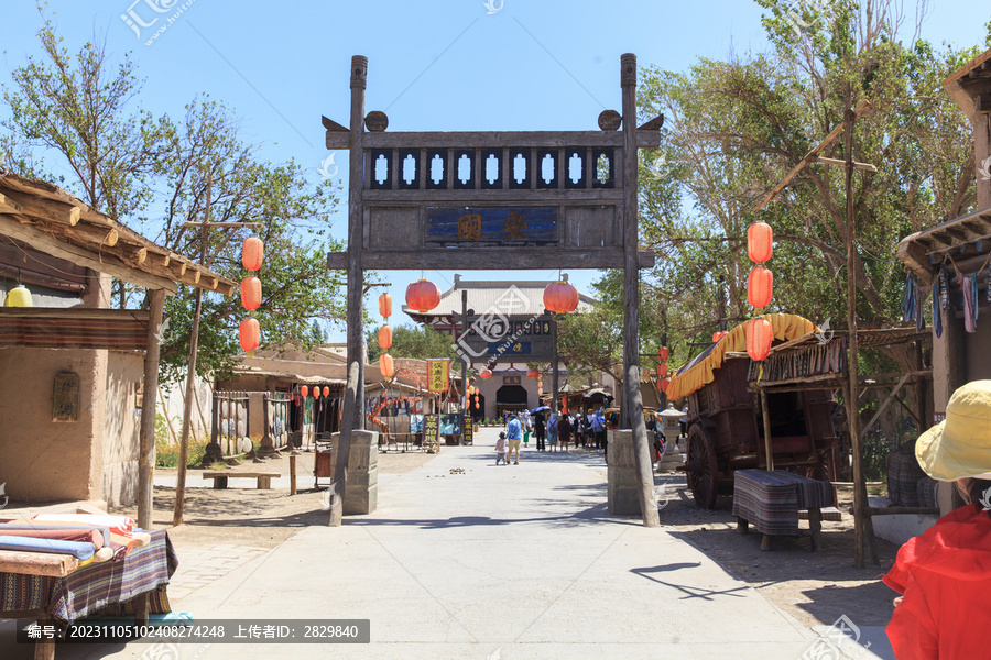 甘肃敦煌古城景区