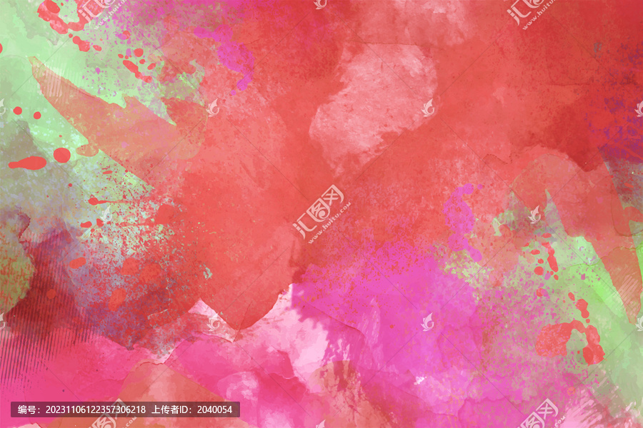水彩插画底纹